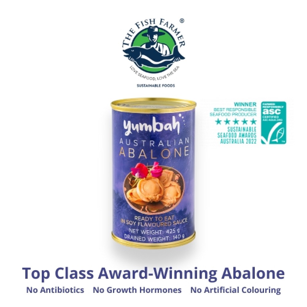 Yumbah Braise Abalone In Soy Flavoured Sauce 8 Pcs Can Drain Weight 140g